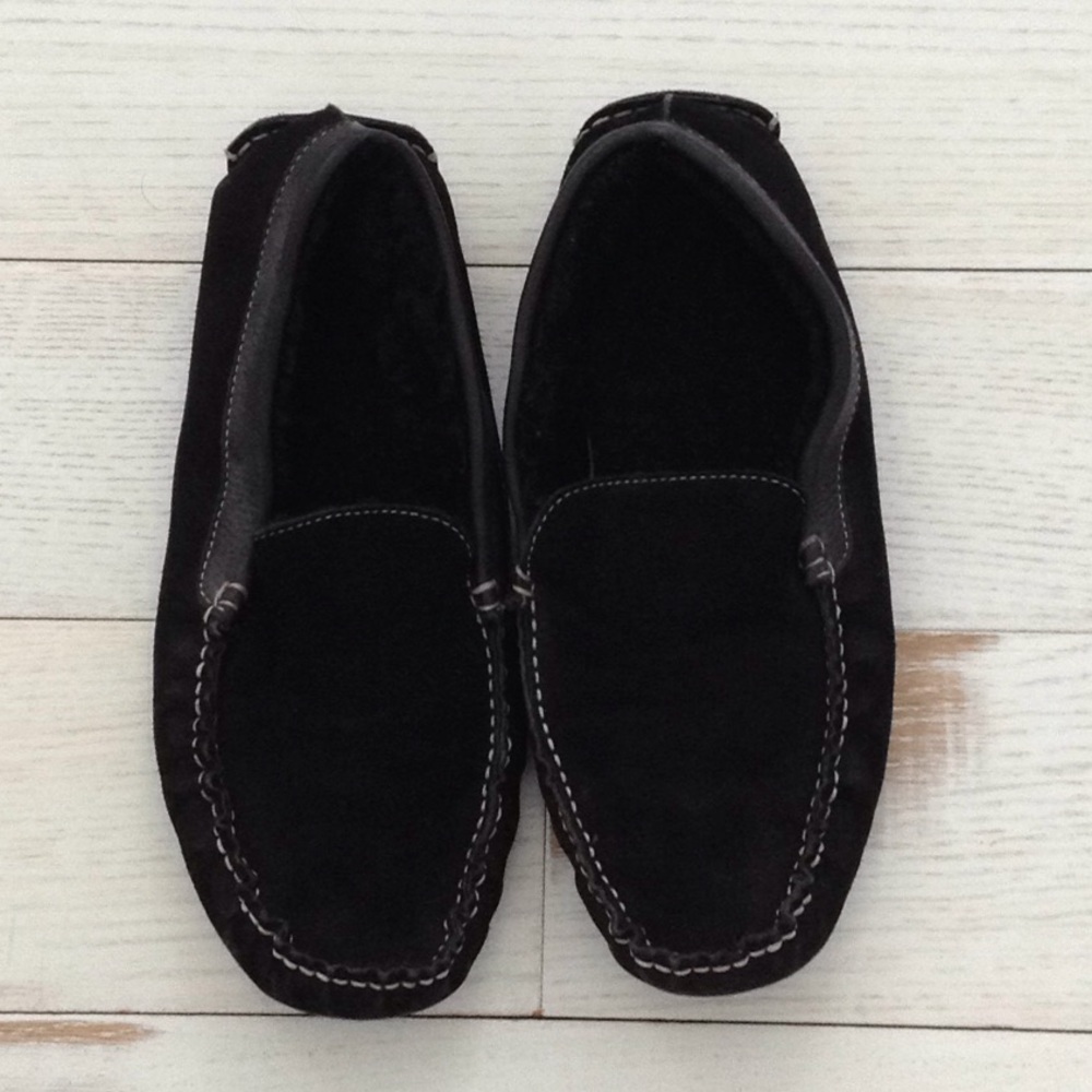 Mens black loafers